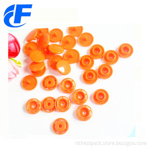 10mm plastic snap buttons for children's wear